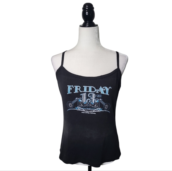 Friday 13th Port Dover Women's T-shirts/Tank Black Size M 2008 and 2017 Lot of 3 - Picture 5 of 11